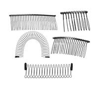 Peignes à cheveux volumisants avec cadre en métal - Fixation sécurisée - Invisible - Accessoire de cheveux pour femme et fille