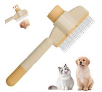 Peignes à dents en acier inoxydable pour chats et chiens, Peigne Autonettoyant Pour Chat Et Chien, peignes à dents en métal pour animaux de compagnie, peignes autonettoyants