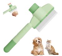 Peignes à dents en acier inoxydable pour chats et chiens, Peigne Autonettoyant Pour Chat Et Chien, peignes à dents en métal pour animaux de compagnie, peignes autonettoyants