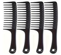 Peignes à dents larges, antistatiques, manche en plastique ABS, cheveux lisses, adaptés aux épais, longs et bouclés Pour tous types de coiffure