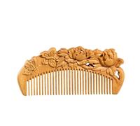 Peignes coiffants Peigne à barbe rétro for hommes, peigne à cheveux courts en bois massif, peigne de style domestique, peigne de voyage Portable Peigne à cheveux bouclés