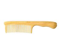 Peignes coiffants Peigne à cheveux longs en bois massif avec poignée, peigne à dents fines, peigne de coiffure, adapté aux cheveux bouclés, cheveux courts, cheveux mouillés, Etc. Peigne à cheveux bouc