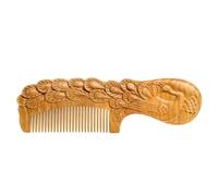 Peignes coiffants Peigne à cheveux longs en bois massif, masseur de cheveux, peigne de salle de bain, toilettage de barbe for hommes, peigne de coiffure for Salon de coiffure Peigne à cheveux bouclés
