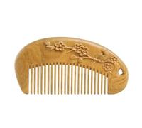 Peignes coiffants Peigne domestique en bois massif, petit peigne Portable à dents fines, peigne de coiffure rétro Peigne à cheveux bouclés