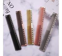 Peignes de coiffure antistatiques en métal aluminium, brosse de Salon de coiffure, outils de barbier, accessoires de Salon