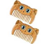 Peignes de coiffure, peignes for femmes, peignes for hommes, peignes à cheveux, 2 pièces peigne en bois sculpté style peigne peignes démêlants en bois brosse à cheveux for femmes peigne de coiffure pe
