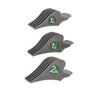Peignes De Guidage De Tondeuse De Grande Taille, Accessoires De Peigne De Limite De 32 Mm, 38 Mm, 51 Mm Compatibles Avec Les Tondeuses À Cheveux Wahl, Accessoires De Protection De Coupe(Grey-3PC)