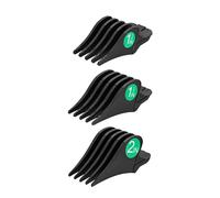 Peignes De Guidage De Tondeuse De Grande Taille, Accessoires De Peigne De Limite De 32 Mm, 38 Mm, 51 Mm Compatibles Avec Les Tondeuses À Cheveux Wahl, Accessoires De Protection De Coupe(Black-3PC)