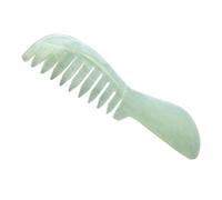 Peignes de jade - Outil de massage multifonctionnel de la tête - Peigne de massage, peigne de grattage du cuir chevelu Guasha, outil de massage de tête portatif, masseur de méridiens pour les soins de