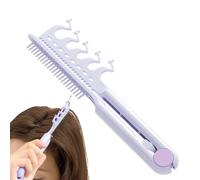 Peignes de séparation réutilisables - Peigne de coiffage, 23 x 13 x 1,5 cm, peigne à texture pour homme et femme, peignes de levage des racines pour soulever et lisser, raser, brosse à cheveux