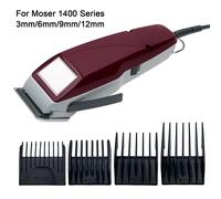 Peignes de tondeuse à cheveux universels professionnels, remplacement de peigne limite, guide de coupe pour Moser 1400, taille 3mm, 6mm, 9mm, 12mm, ensemble de 4 pièces 4pcsSet