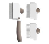 Peignes Démêloirs Pour Chiens,Démêloir Antidérapant Portable Avec Poignée | Peigne À Poils De Chat - Pour Pattes Visage Bain Vétérinaire Spa Poils Longs Courts Chiot