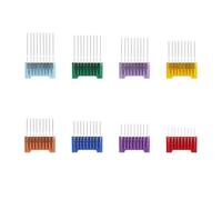 Peignes en acier inoxydable for chiens, compatibles avec Wahl, compatibles avec la tondeuse à lames détachables 5 en 1 for animaux, pièces de rechange for tondeuse(8pcs Kit)