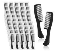 Peignes en vrac, peignes emballés individuellement, simples et élégants, adaptés pour les hôtels, les refuges, les personnes sans-abri, les maisons de retraite, les organismes de bienfaisance, noir