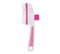 Peignes for chats, peigne anti-puces for chiens, brosse de toilettage for chiens et chats, efficace, doux et facile à nettoyer (bleu, A)(Pink)