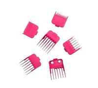 Peignes For Tondeuse À Cheveux, Compatibles Avec MRD, 1,5/3/4,5/6/10/13 Mm, Peigne Guide De Coupe Professionnel, Compatible Avec Wahl, Avec Aimant En Métal(Pink 5pcs)