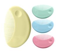 Peignes pour bébé - Peigne doux à dents rondes pour soins des cheveux des nouveau-nés et des tout-petits, brosse de douche lavable pour cuir chevelu délicat, confortable pour un usage quotidien
