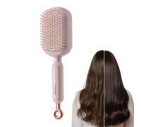Peignes Pour Femmes - Accessoires de Coiffure Auto-Nettoyants, Peignes Massants Rétractables Et Brosses À Cheveux | Pour Femmes Hommes Cheveux Raides Bouclés Épais Longs Secs Douche Maison Quotidien