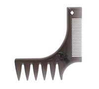 Peignes pour homme - Peigne à cheveux créatif à angle droit multifonctionnel - Peigne de finition des poils du visage - Peigne à barbe - Peut être utilisé pour couper les cheveux et les pellicules