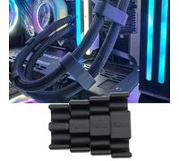 Peignes pour tubes de refroidisseurs de liquide pour CPU Jeu de 4 pièces Peigne pour tubes de radiateur pour diamètre de tube jusqu'à 11 mm (0.43in) pour CORSAIR AIO (5mm)