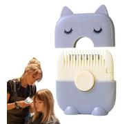 Peignes Rasoir pour Coupe de Cheveux Femmes, Outil de Coupe Frange Enfant, Outil 2-en-1 pour Tailler les Franges et Couper les Pointes Fourchues, Usage Maison et Voyage pour Types de Cheveux