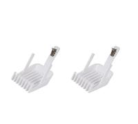 Peignes Réglables, Compatibles Avec Les Tondeuses À Cheveux Enchen Et Boost Ou Les Tondeuses 3S. Accessoire De Rechange For La Coupe De Cheveux. Peigne De Guidage.(White 2pcs)