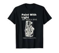 Peignez avec de l'art léger avec Une âme Capturez des Moments sur Film T-Shirt