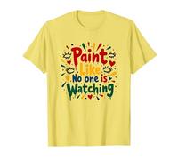 Peignez comme si Personne ne Regarde Une Inspiration T-Shirt, Homme, Citron, XXL