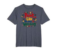 Peignez comme si Personne ne Regarde Une Inspiration T-Shirt, Homme Grandes Tailles, Bleu Chiné, 5X Tall