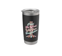 Peignez le monde avec votre imagination Artsy Retro Gobelet isotherme en acier inoxydable double paroi