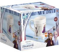 peignez votre mug Frozen II fille blanc 3 pièces