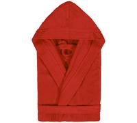 Peignoir à capuche adulte COOL coton XXL velours Rouge