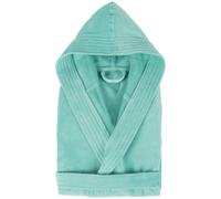 Peignoir à capuche enfant COOL coton 10 ANS velours vert Aguaverde