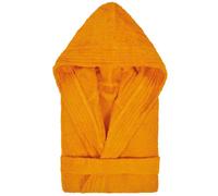 Peignoir à capuche enfant PURE coton 12 ANS jaune or