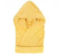 Linnea Peignoir à Capuche Enfant Pure Coton 14 Ans Jaune