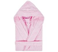 Peignoir à capuche enfant PURE coton 14 ANS rose bonbon