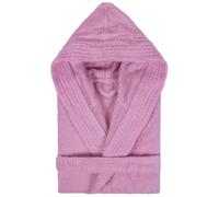 Peignoir à capuche enfant PURE coton 14 ANS rose lavande
