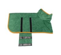 Peignoir Absorbant Pour Animal De Compagnie,Manteau À Séchage Super Rapide,Serviette Douce Et Réglable,Sacs De Bain À L'humidité,Peignoir Pour Chien Et Chat,Grand,Moyen Et Petit - Type Velcro Green-S