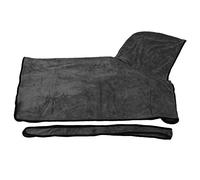 Peignoir absorbant pour animaux de compagnie, serviette de séchage pour chien avec ceinture à la taille réglable et fermeture au cou par velcro, peignoir en microfibres doux pour (XL)