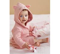 Peignoir bébé animal en gaze de coton bio* personnalisable rose 18M(81CM)