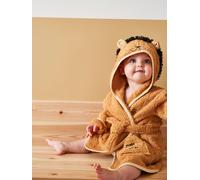Peignoir bébé personnalisable Lion camel 18M(81CM)