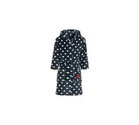 peignoir coeurs junior bleu/blanc