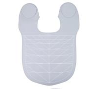 Peignoir Coiffure Collier de guidage coupe cheveux en Silicone, Cape étanche avec lignes directrices, collier teinture pondéré for Salon coiffure à domicile pour les Salons(Grey)