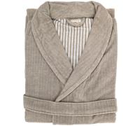 Peignoir col châle adulte EFFICIENCE PURE coton XL marron Roble