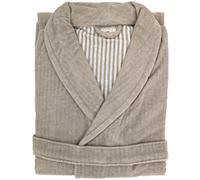 Peignoir col châle adulte EFFICIENCE PURE coton XXL marron Roble