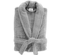Douceur d'Intérieur, Peignoir (Taille Unique) Tendresse Gris Perle, Eponge Unie