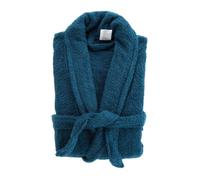 Peignoir Col Châle en Coton ""Tendresse"" Saphir