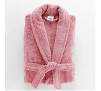 Peignoir col châle éponge Tendresse bois de rose