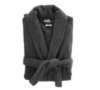 Peignoir Col Chale - Tendresse - Gris - 100% Coton - 500gr/m² - 4 Saisons