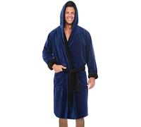 Peignoir de bain à changer pour homme, peignoirs pour homme avec capuche-ceinture en éponge super douce, peignoir chaud en éponge pour l'automne, poncho en peluche pour l'hiver, peignoir de bain pour